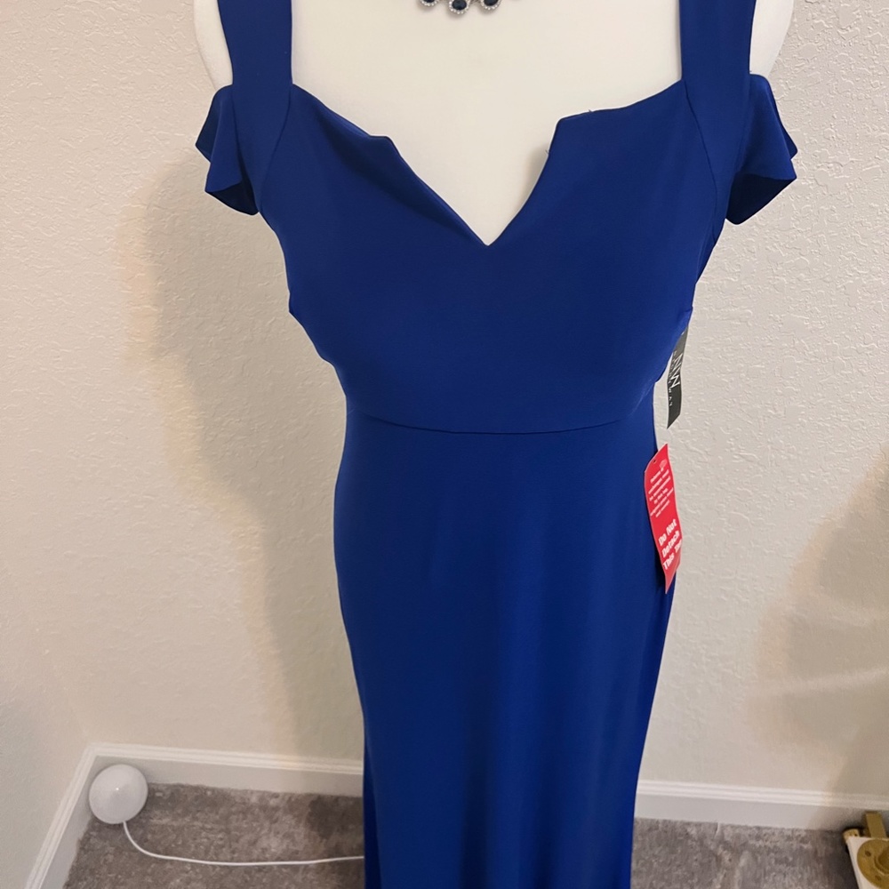 NIGHTWAY - ROYAL BLUE - MAXI DRESS - Picture 4 of 5